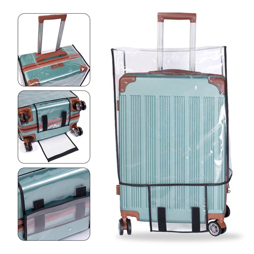 Waterproof Suitcase Cover Protector - Copertura trasparente in PVC per valigie,