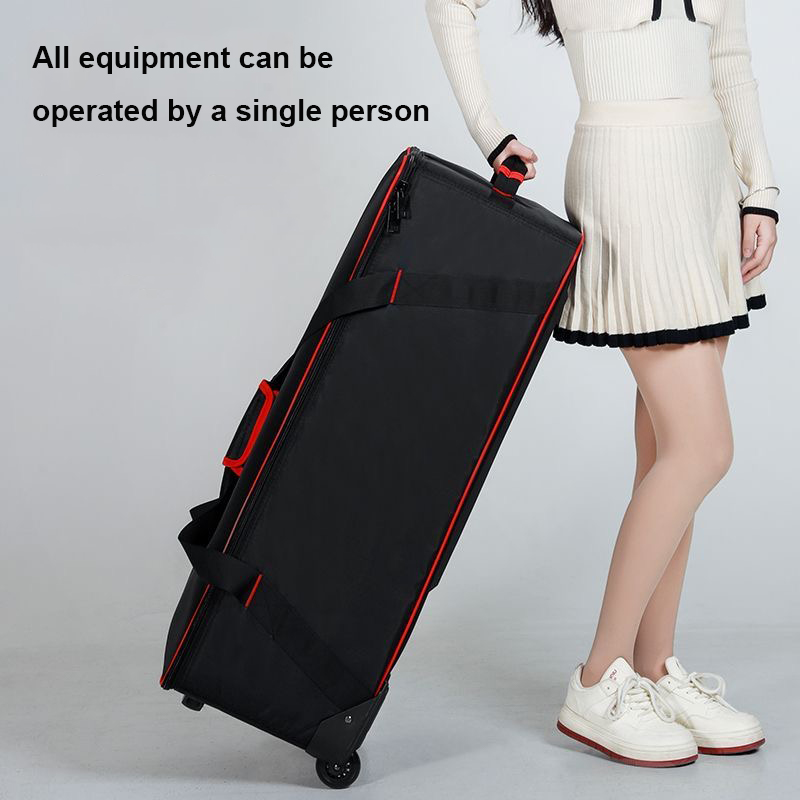 Foldable Rolling Luggage Bag - Kit professionale di luci flash da