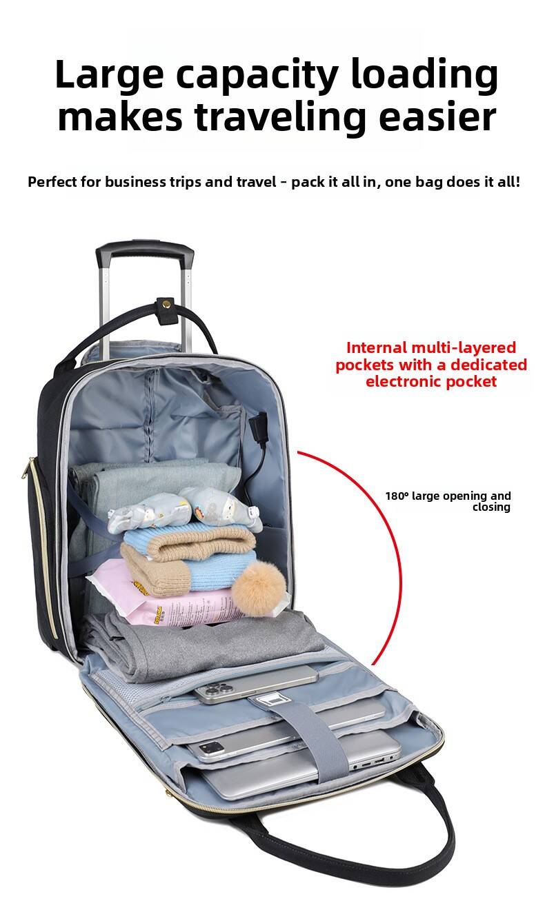 Borsa da Viaggio con Ruote per - Foldable Rolling Luggage Bag recensione e prezzo