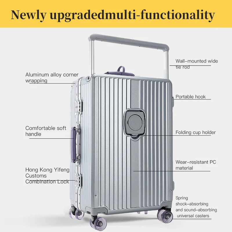 Valigia MIGEBAO con struttura  - Aluminum Frame Carry On Luggage recensione e prezzo