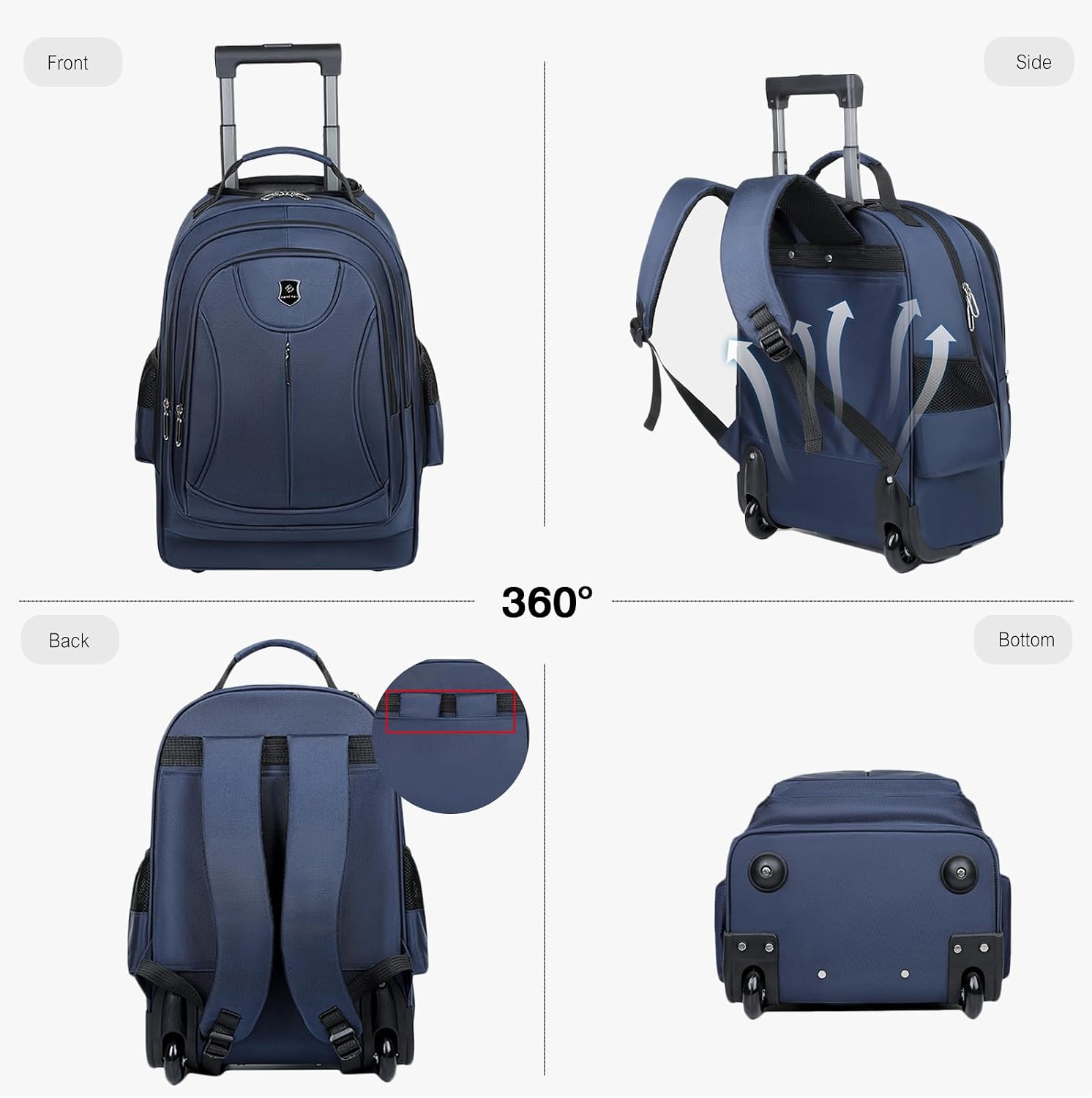 Zaino da viaggio multifunziona - Foldable Rolling Luggage Bag recensione e prezzo