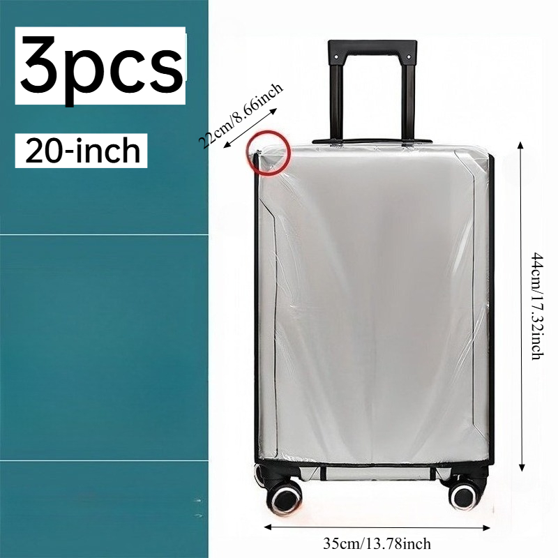 Set di 3 Coperture Protettive  - Luggage Protective Cover Transparent recensione e prezzo