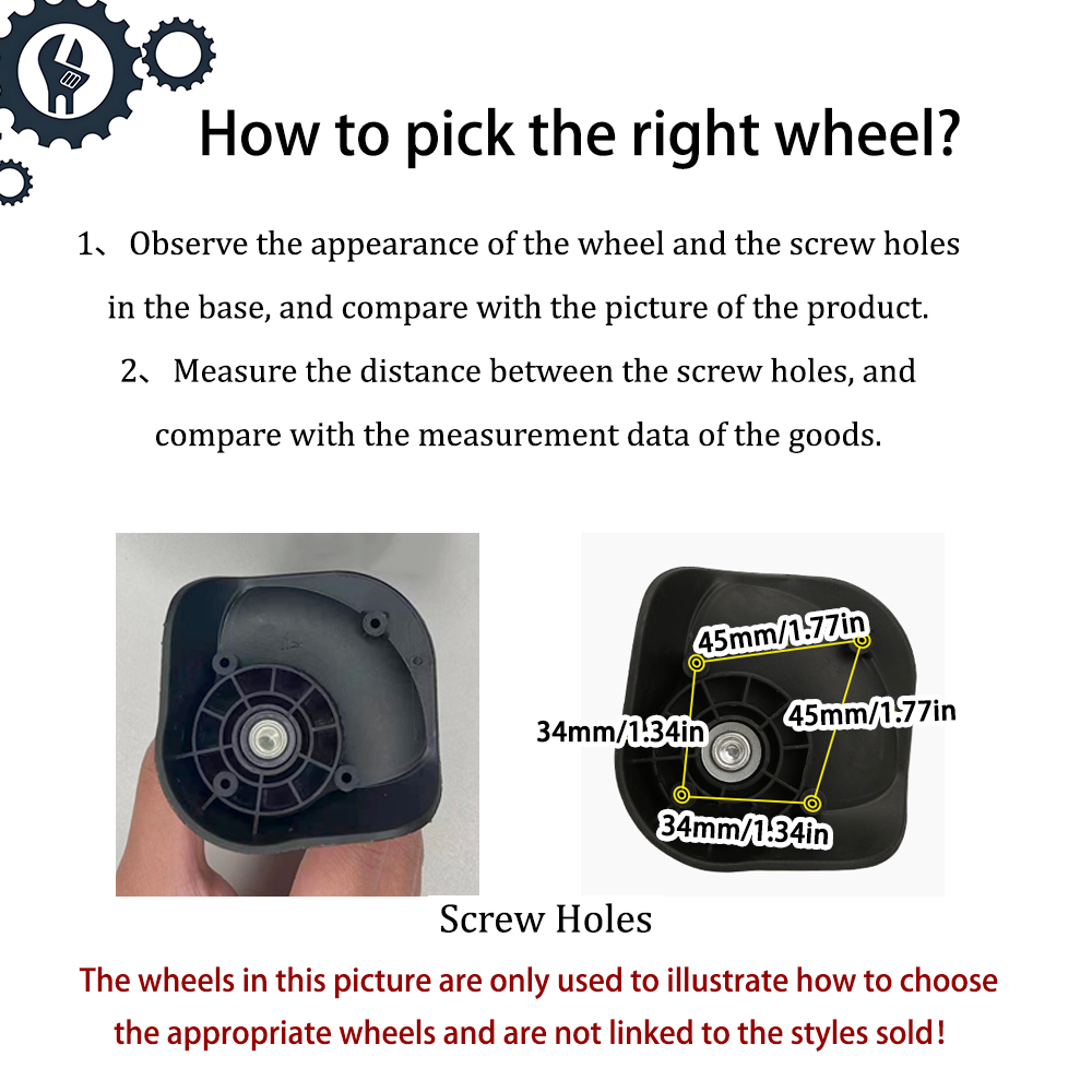 Ruote universali per valigie D - Silent Replacement Luggage Wheels recensione e prezzo